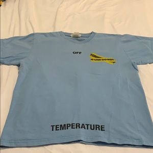 Off-White light blue t-shirt